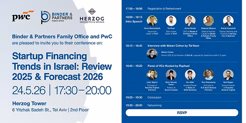 Startups Financing Trends in Israel: Review 2025 & Forecast 2026