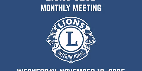 Jersey City Lions Monthly Club Meeting