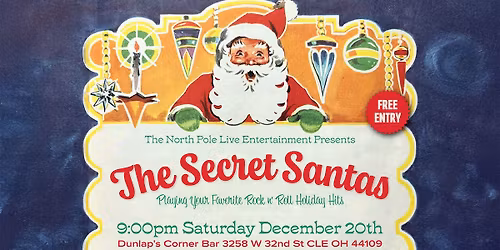 The Secret Santas - Playing Rock n' Roll Holiday Music Hits