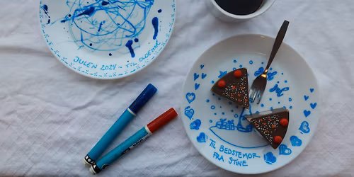 Kreativ workshop: Mal din egen juleplatte