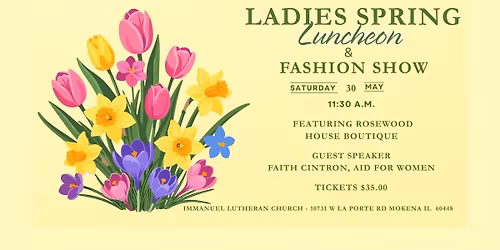 Ladies Spring Luncheon & Fashion Show