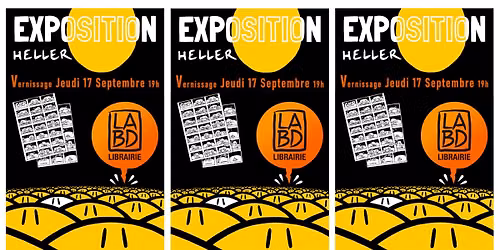Expo Heller \u00e0 la Librairie La-BD