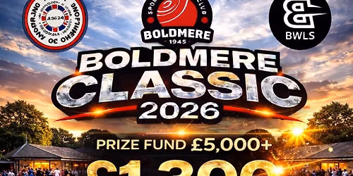 Boldmere Classic 2026 - Champion of Champion Qualifier