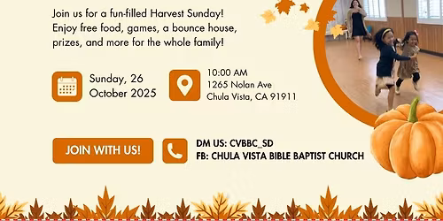 Chula Vista BBC Harvest Sunday
