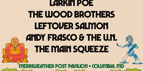 All Good Now Festival: Widespread Panic  Larkin Poe & The Wood Brothers - Sunday