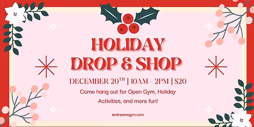 HOLIDAY DROP & SHOP