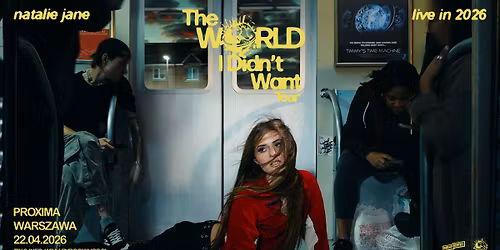 NATALIE JANE \/ 22.04.26 \/ Proxima, Warszawa