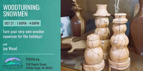Woodturning: Snowmen