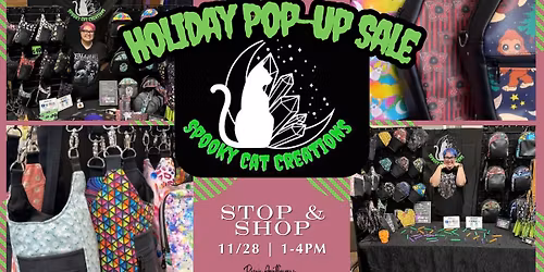 Holiday Pop-Up Sale: Spooky Cat by Steph