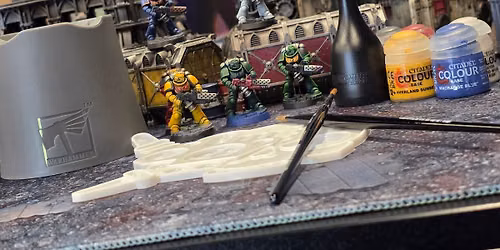 11th Edition Lead Up, Painting. (Blood Angels)