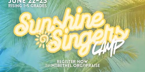 Sunshine Singers Camp