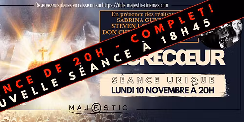 "Sacr\u00e9 Coeur" en pr\u00e9sence des r\u00e9alisateurs ! COMPLET !