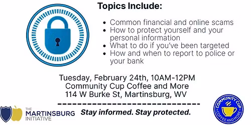 Protect Yourself From Scams! Community Safety Session