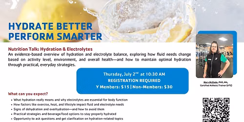 Hydration and Electrolytes Talk - County Y