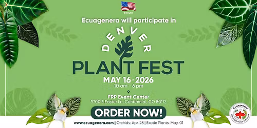 Ecuagenera will participate in Denver Plant Fest