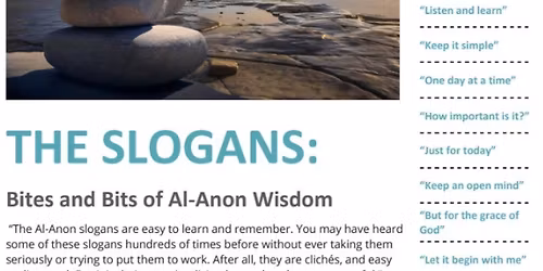 "The Slogans", an Al-Anon Workshop