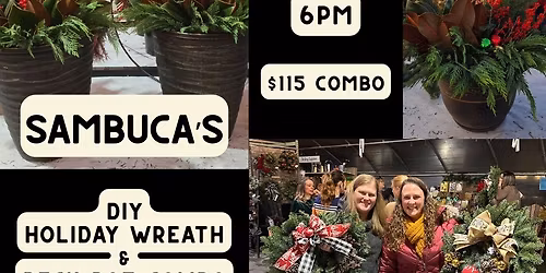 DIY Holiday Wreath & Deck Pot Workshop