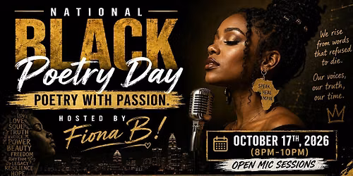 National Black Poetry Day: Poetry With Passion