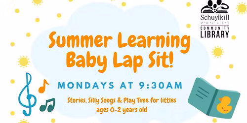 Summer Learning Baby Lap Sit at SVCL!