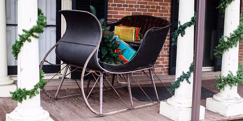 The Hurlbut-Dunham House Decorated for the Holidays