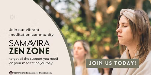 \ud83e\uddd8\u200d\u2642\ufe0f \ud83e\uddd8\u200d\u2640\ufe0f \ud83e\uddd8 Join our online Meditation Community!
