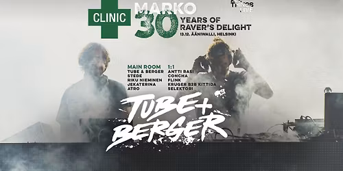 Clinic presents - Marko 30 years of Raver\u2019s Delight.