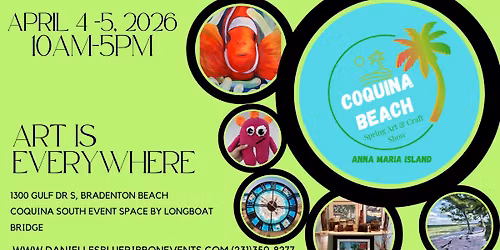 Coquina Beach Spring Art & Craft Show - Anna Maria Island