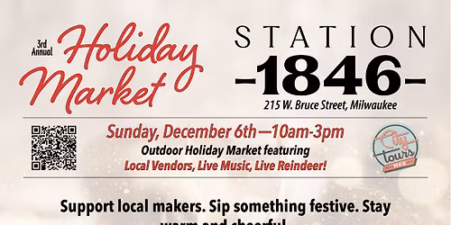 2026 Outdoor Holiday Market at Station 1846