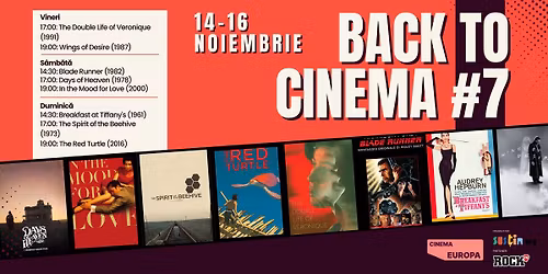 BACK TO CINEMA #7 - Dor, \u00eengeri \u0219i visul fragil al iubirii
