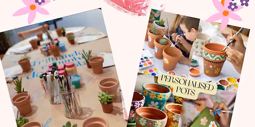 \ud83c\udf38 Hands Dirty, Hearts Happy \u2013 Mother\u2019s Day Pot Painting for Kids