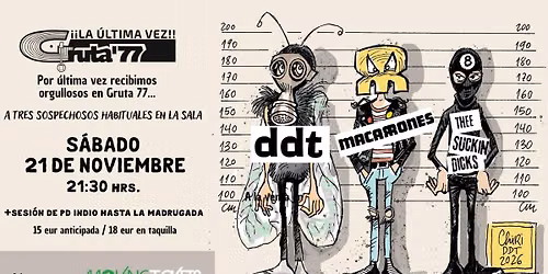 DDT, Macarrones y Suckin\u00b4Dicks en Gruta77