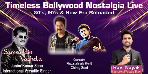 Bollywood Nostalgia Live - 80's 90's