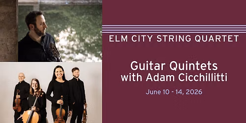 The ECSQ Plays Guitar Quintets With Adam Cicchillitti (Fredericton)