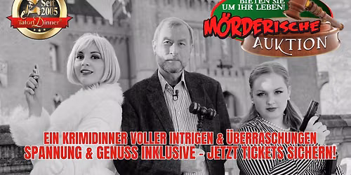 Krimidinner "M\u00f6rderische Auktion" von Tatort-Dinner
