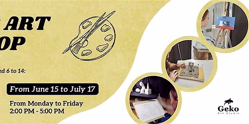 SUMMER CAMP - ART WORKSHOP FOR CHILDREN & TEENS