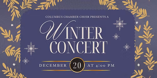 Columbus Chamber Choir Winter Concert