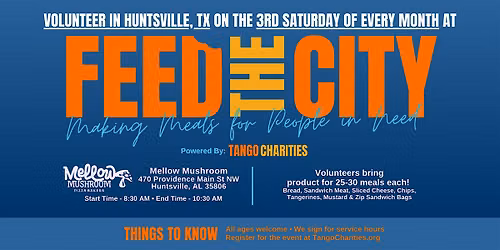 Feed The City Huntsville: Making Meals for People In Need