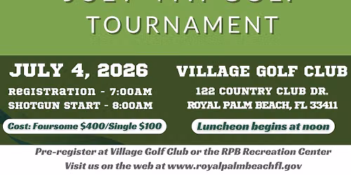 Mayor\u2019s July 4th Golf Tournament