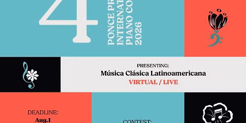 4th Ponce Project International Piano Competition 2026