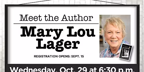 Author Talk: Mary Lou Lager