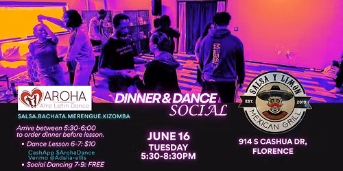 Dinner and Dance Social: Salsa y Limon