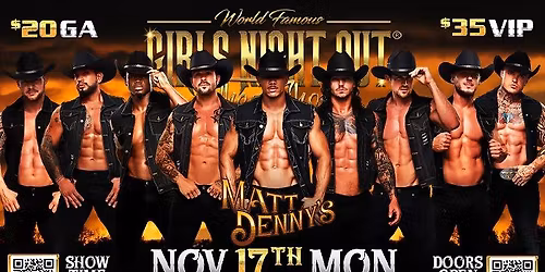 Nov 17th: Arcadia, CA - GNO The Show at Matt Denny's