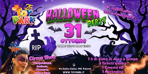 \ud83c\udf83\u2728 HALLOWEEN PARTY AL TOY PARK! \u2728\ud83c\udf83