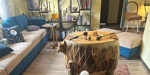 Buffalo Heart Drum circle for Rain 