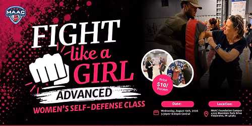 Advanced Fight Like a Girl Women\u2019s Self-Defense Course
