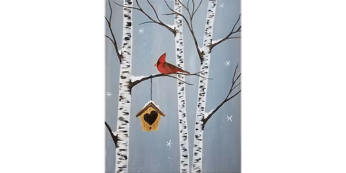 Home Sweet Cardinal - Paint and Sip in Cincinnati | Classpop!\u2122