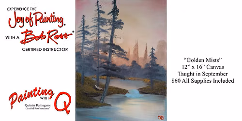 "Golden Mists" Bob Ross Workshop - Franklin