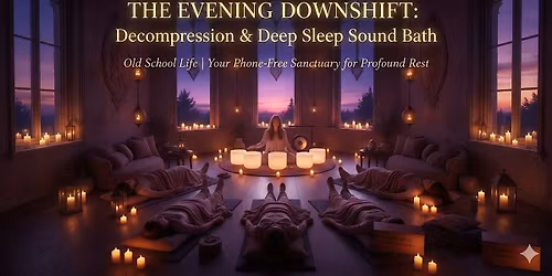 The Evening Downshift: Decompression & Deep Sleep Sound Bath