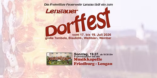 Dorffest Lengau - Sonntag