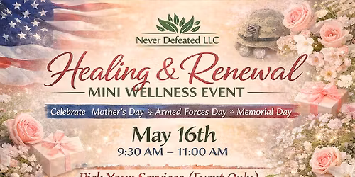 Healing & Renewal FREE wellness event